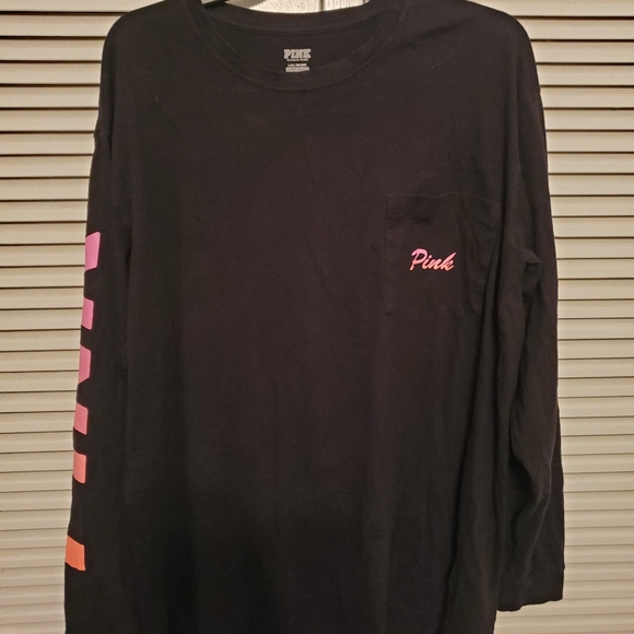 PINK Victoria's Secret Tops - Large Pink long sleeve tee